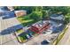 Aerial view of a restaurant with ample parking, signage, and street access, ideal for attracting customers at 2186 Park Terrace, College Park, GA 30337