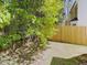 Backyard with a wooden fence at 2429 Wood Bend Ln, Riverdale, GA 30296