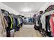 Walk-in closet showing an abundance of space and racks for clothes at 3016 Levinshire Way, Dacula, GA 30019
