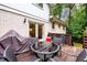 Outdoor deck with dining furniture, perfect for enjoying al fresco meals and outdoor relaxation at 2804 Dunnington Cir, Chamblee, GA 30341