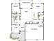 Detailed first floor floorplan featuring a Gathering room, kitchen, study, dining room, and a 3-car garage at 452 Maypop Ln, Woodstock, GA 30188