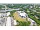 Aerial view of the arena and surrounding buildings with parking at 106 Adair Ave, Atlanta, GA 30315