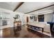 Open-concept living room with modern finishes at 3770 Ponderosa Ln, Powder Springs, GA 30127