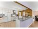 Bright kitchen featuring white cabinetry, granite countertops, modern appliances, and an open layout at 4303 Anderson Ridge Dr, Austell, GA 30106