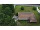 An aerial shot of a cozy home with a large lawn, near local streets at 4961 Ivey Road, Acworth, GA 30101