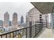 Relax on the balcony, and soak in this skyline view from your own home! at 1080 Ne Peachtree Ne St # 2802, Atlanta, GA 30309