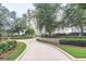 Landscaped walkway leading to outdoor seating area at 1080 Ne Peachtree Ne St # 2802, Atlanta, GA 30309