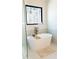 Bright bathroom featuring a modern soaking tub with a window and a glass-enclosed shower at 3681 Hamilton Mill Rd, Buford, GA 30519