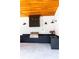 Outdoor kitchen featuring a built-in grill, countertops, and dark cabinetry at 3681 Hamilton Mill Rd, Buford, GA 30519