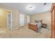 Bedroom with neutral walls, carpet, and natural light creating a serene and calming ambiance for relaxation and rest at 70 Parkside Cir, Marietta, GA 30068