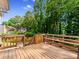 Wooden back deck perfect for outdoor relaxation and entertaining at 2723 Horseshoe Creek Sw Dr, Marietta, GA 30064