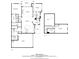 Detailed floor plan showcasing the layout of the home, including room dimensions and the placement of key features at 2771 Middlecreek Way, Cumming, GA 30041