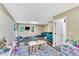 Basement featuring an exercise area, play area, recessed lighting, and a neutral paint scheme at 387 Rose Creek Pl, Woodstock, GA 30189