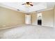 Spacious primary bedroom with carpet at 4002 Turnstone Nw Dr, Kennesaw, GA 30152