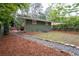 View of the house's backyard with a gravel pathway and a grassy area ready for your personal touch at 1142 Palafox Ne Dr, Atlanta, GA 30324