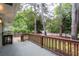 Spacious front porch with view of a beautiful yard and peaceful neighborhood at 1142 Palafox Ne Dr, Atlanta, GA 30324