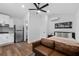 Comfortable studio apartment features an open layout, stylish furniture, and full kitchen at 1142 Palafox Ne Dr, Atlanta, GA 30324