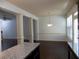 View of the dining room featuring pendant lighting and hardwood floors at 2249 Knoxhill Se Vw, Smyrna, GA 30082