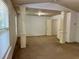 Large living area enhanced by decorative columns and bright windows at 2249 Knoxhill Se Vw, Smyrna, GA 30082