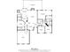 Detailed floorplan showcasing the layout of the home with labeled rooms and dimensions at 3858 Glenlake Dr, Douglasville, GA 30134
