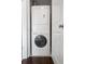 Convenient laundry featuring a stackable washer and dryer at 221 Semel Nw Dr # 273, Atlanta, GA 30309
