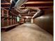 Spacious unfinished basement with shelving, plumbing and exposed HVAC at 2636 Whiteleigh Ne Ct, Atlanta, GA 30345