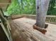 Outdoor deck showcasing a unique tree feature, blending nature with living space at 2636 Whiteleigh Ne Ct, Atlanta, GA 30345