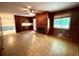 Cozy living room with wood paneling and fireplace, perfect for relaxation at 2636 Whiteleigh Ne Ct, Atlanta, GA 30345