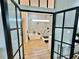 Bathroom featuring a soaker tub, walk-in shower and double doors at 590 Hood Ave, Fayetteville, GA 30214