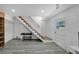 Basement with built in shelving and a staircase to the upper level at 3807 Greenhill Dr, Chamblee, GA 30341