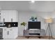 Modern kitchen with sleek white cabinets and stainless steel appliances at 3807 Greenhill Dr, Chamblee, GA 30341