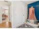 Bedroom featuring an open doorway, a play canopy area, and stylish accents, offering a welcoming space at 5305 Redfield Way, Cumming, GA 30028