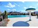 A large, covered community pool is the perfect place to relax with friends and Gathering all summer long at 2826 Staunton Dr, Duluth, GA 30097