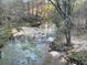 Scenic view of a creek surrounded by trees and rocks, enhancing the natural beauty at 2826 Staunton Dr, Duluth, GA 30097