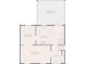 Detailed floor plan showcasing the layout of the kitchen, dining room, and living room at 4842 Mcpherson Ne Dr, Roswell, GA 30075