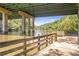 Beautiful river view from under a bridge, showcasing calm waters and lush greenery at 4842 Mcpherson Ne Dr, Roswell, GA 30075