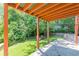 Charming backyard retreat with covered patio, lush greenery, and seating area, perfect for relaxing at 537 Winton Ne Ter, Atlanta, GA 30308
