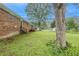 Expansive backyard with mature trees offering ample space for outdoor activities and relaxation at 5964 W Fayetteville Rd, Atlanta, GA 30349