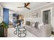Open-concept living room seamlessly connecting to the kitchen, perfect for entertaining at 23 Clifton Ne St, Atlanta, GA 30317