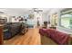 Comfortable living room with hardwood floors, soft lighting, and stylish furniture at 5357 Highway 81, Loganville, GA 30052
