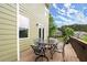 Outdoor deck with seating area, perfect for enjoying the weather at 216 Toonigh Way, Canton, GA 30115