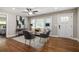 Bright living room featuring hardwood floors and a large window at 3153 Bonway Dr, Decatur, GA 30032