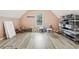 Spacious attic with unique ceiling and great natural light at 4613 Creek Forest Ct, Lilburn, GA 30047