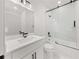 Bathroom with vanity and shower at 2339 Eastwood Dr, Snellville, GA 30078
