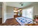 Bright dining space with views into the kitchen and an outdoor patio through large sliding glass doors at 3626 Buford Ne Hwy # C2, Brookhaven, GA 30329