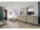 Spa-like primary bathroom with dual vanity, soaking tub, and walk-in shower at 6119 Fairlong Nw Run, Acworth, GA 30101