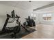 Home gym area featuring exercise equipment and natural light from two windows at 6119 Fairlong Nw Run, Acworth, GA 30101
