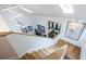 Open staircase showcasing skylights and an open floor plan at 4052 Loch Highland Ne Pass, Roswell, GA 30075