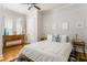 Inviting bedroom with hardwood floors, neutral walls, white bedding, and ample natural light at 541 Greenwood Ne Ave, Atlanta, GA 30308