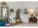 Cozy bedroom features a seating area with a sofa, lamps, and decor at 675 W Paces Ferry Nw Rd # 11, Atlanta, GA 30327